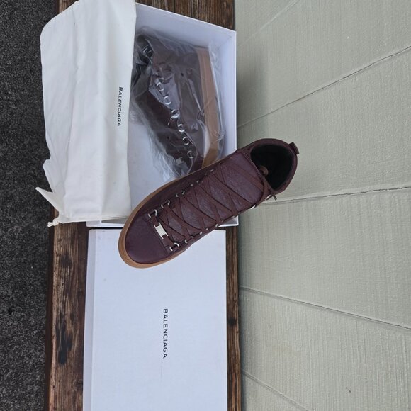 NWOB Balenciaga Arena High-Top Sneaker Acajou Fonce EU 40 US 9 - Picture 5 of 7